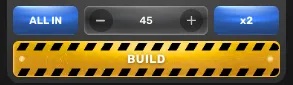 Original Tower Rush stake selector and Build button